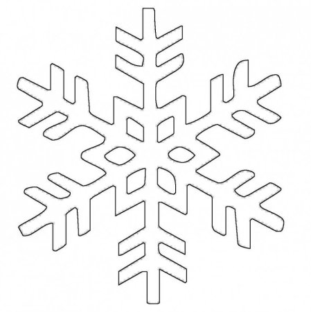 Новогодние снежинки трафареты