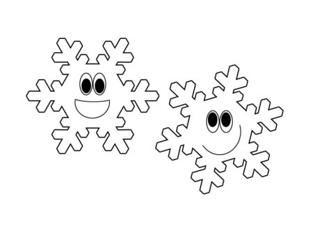 Снежинка раскраска