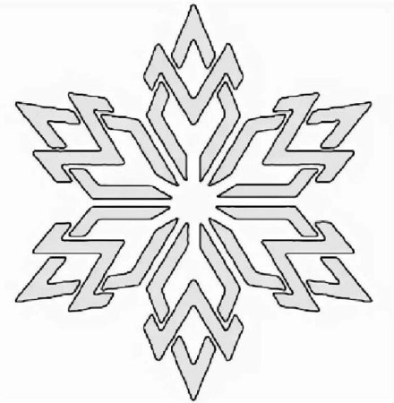 Снежинки на окна трафареты