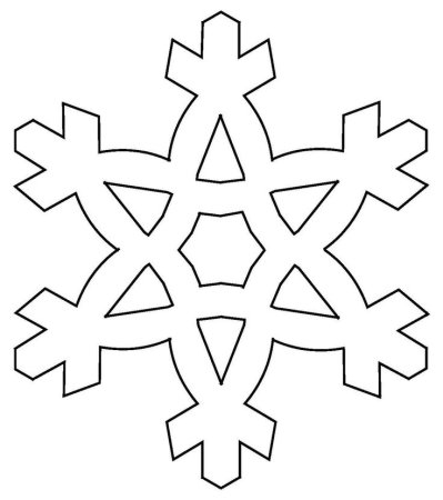 Снежинки на окна трафареты