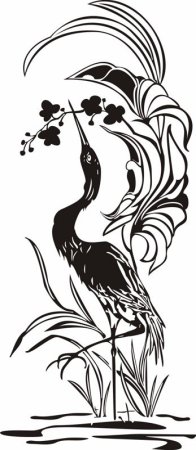 Трафарет в китайском стиле