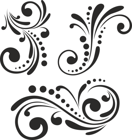 Узор завитки