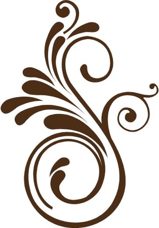 Орнамент завитки