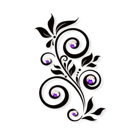 Узоры в виде завитушек