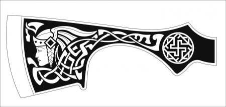 Древо Иггдрасиль в руническом круге