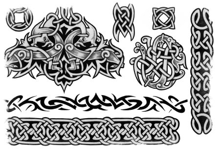 Кельтский орнамент кельтов животных