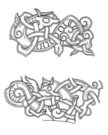 Кельтский узор Валькирия