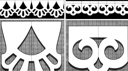 Прорезная резьба по дереву трафареты для фронтонов