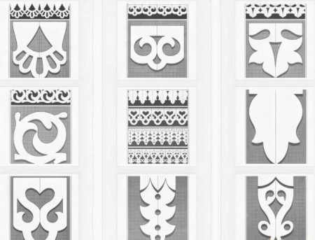 Резные наличники из дерева трафареты лекала