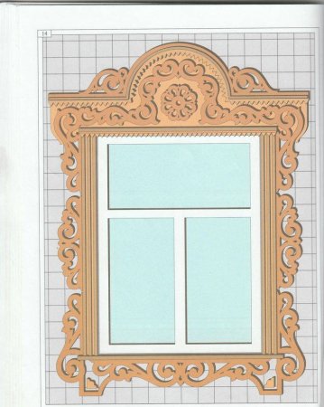 Владимирская пропильная резьба наличники