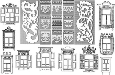Узоры на оконных наличниках