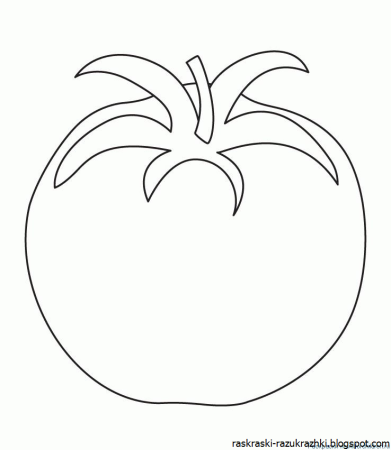 Помидор раскраска