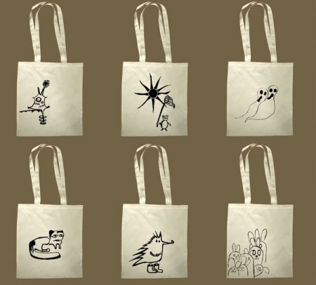 Трафарет на сумку шоппер