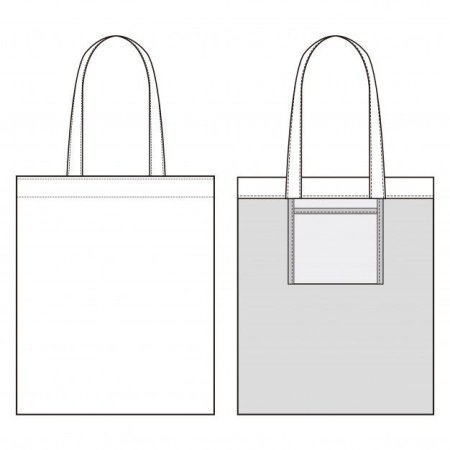 Эскиз сумки шоппер