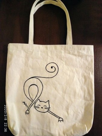 Эскиз сумки шоппер