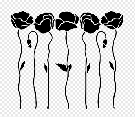 Цветы трафарет для рисования