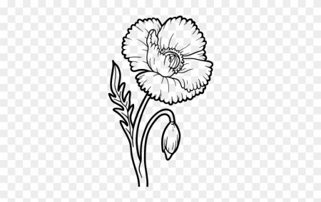 Мак трафарет