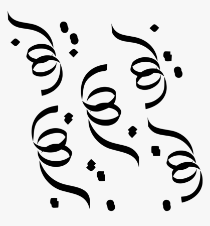 Конфетти клипарт