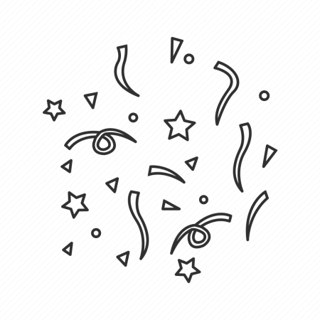 Конфетти очертание