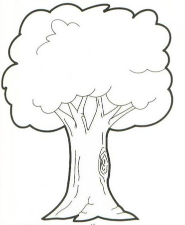 Трафарет "дерево"