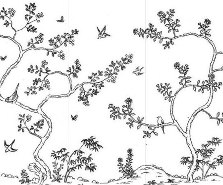 Обои Шинуазри