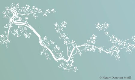 Шинуазри трафарет