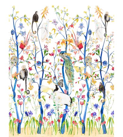 Chinoiserie Шинуазри паттерн