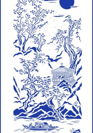 Chinoiserie Шинуазри паттерн