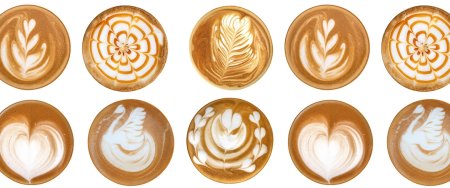 Пенка кофе для фотошопа