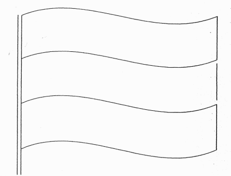 Российский флаг раскраска для детей