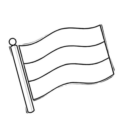 Российский флаг раскраска для детей