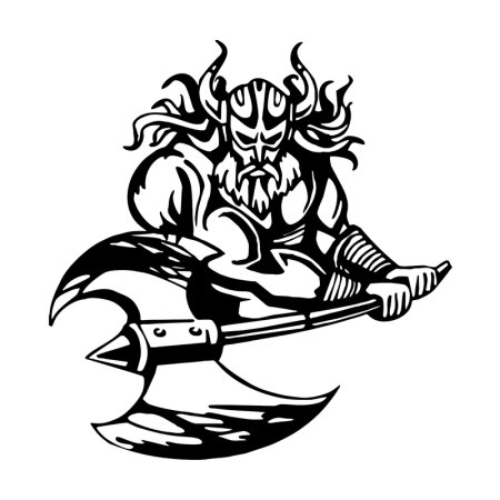 Трафарет Викинг