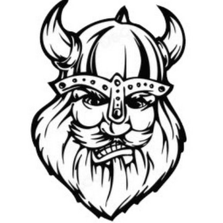 Трафарет Викинг