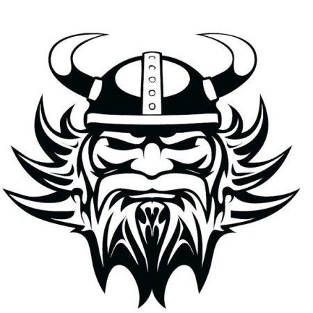 Викинг силуэт