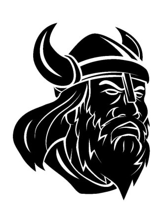 Трафарет Викинг