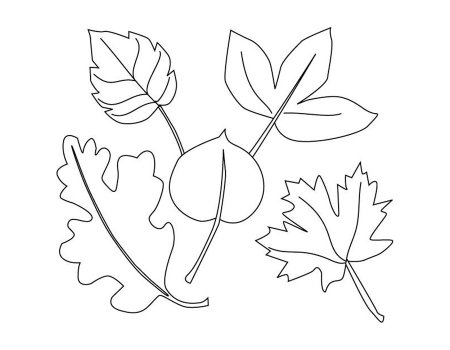 Трафареты для осеених подделок