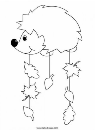 Осенняя раскраска