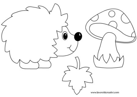 Раскраски грибы для детей 4-5 лет