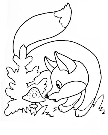 Раскраска осень для малышей