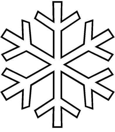 Снежинка раскраска для детей