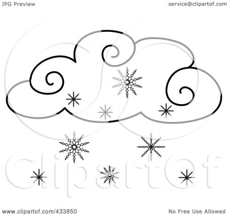 Зимние трафареты