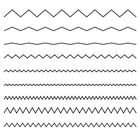 Рисование прямых и волнистых линий