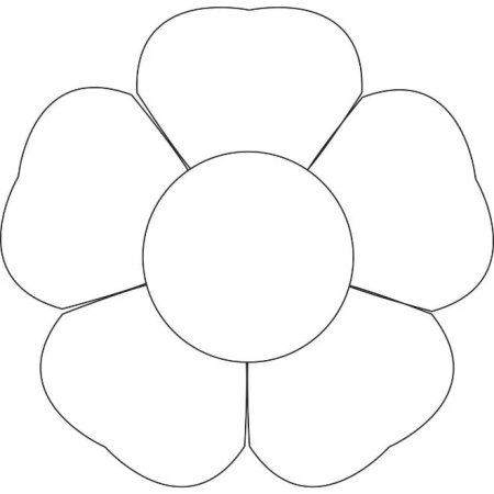 Трафарет "цветы"