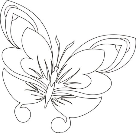 Рисунки цветов для вырезания