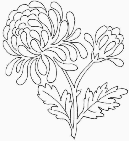 Трафареты цветов для вышивки