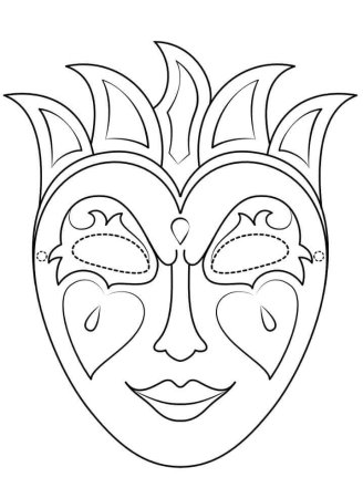 Эскиз маскарадной маски