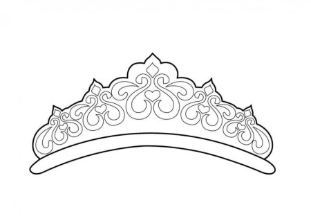 Корона раскраска
