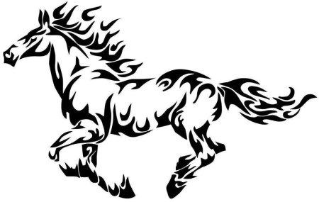 Лошадь для выжигания