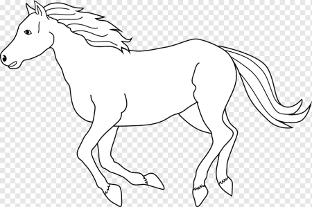 Шаблон лошади