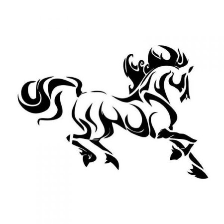 Трафареты для выжигания по дереву лошади